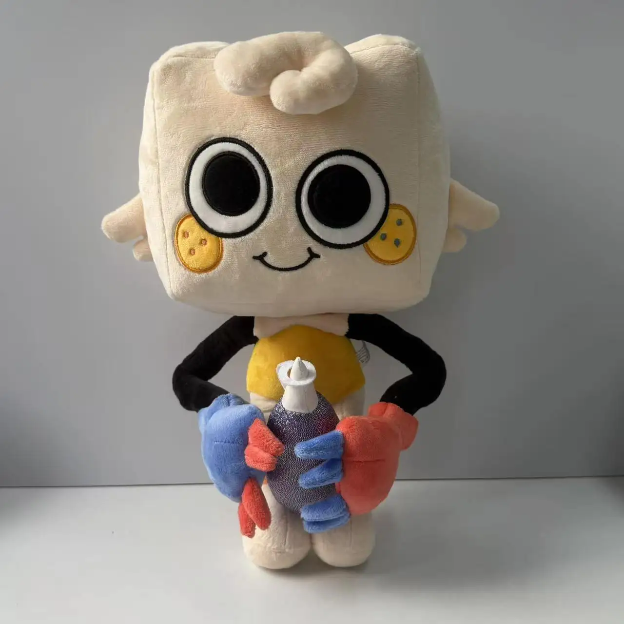 Adorable Deluxe Plush Toy with Magnetic Accessories - Soft and Cuddly Home Decor Gift