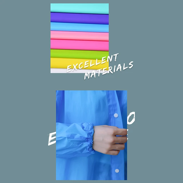 Megvastagodott Eva Nem Diszkriminálható Felnőtt Egyrészes Esőkabátok Férfiaknak És Nőknek Hordozható Kültéri Utazási Poncho Esővilág Nagykereskedelme - Image 3