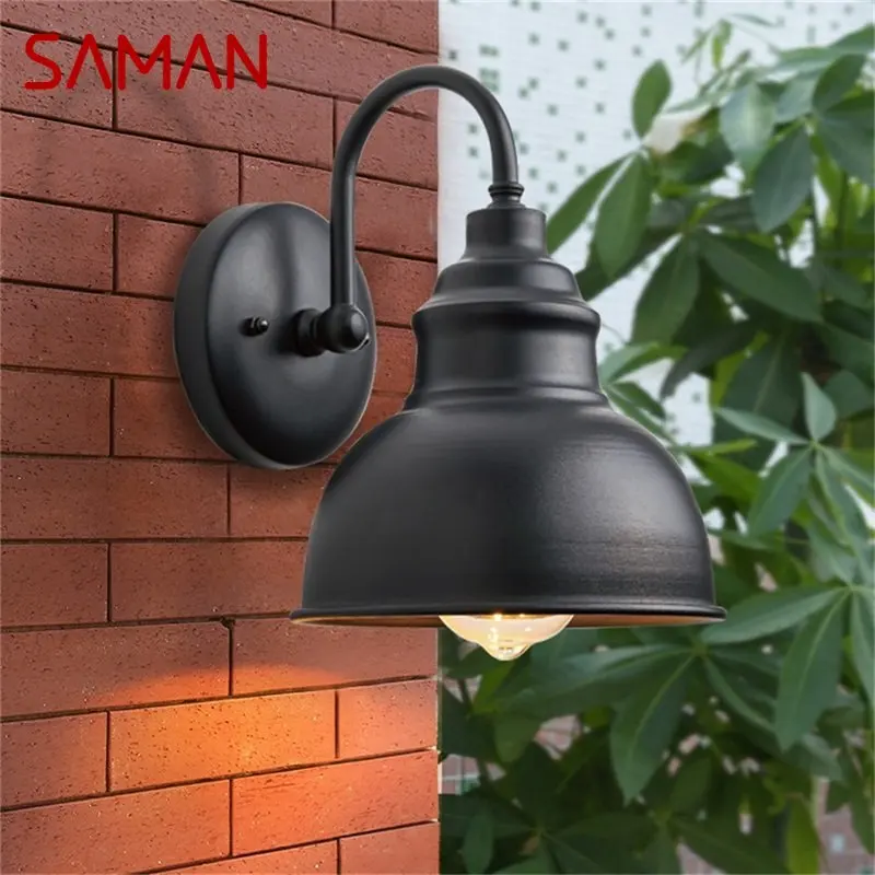 

·SAMAN Outdoor Wall Light Fixture Classical LED Sconces Lamp Waterproof IP65 For Home Porch Villa