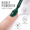 YOKEFELLOW UV LED Gel Nail Polish Green AB031 10ML Professional Semi-permanent Gel Varnishes for Nails 4