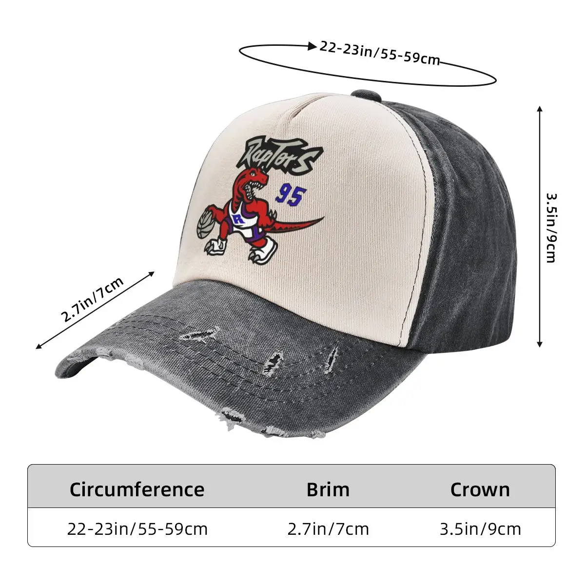 Raptor Toronto Leisure Sports Fashion Baseball Cap Peaked Cap Men's Hat Women's Men's Hat