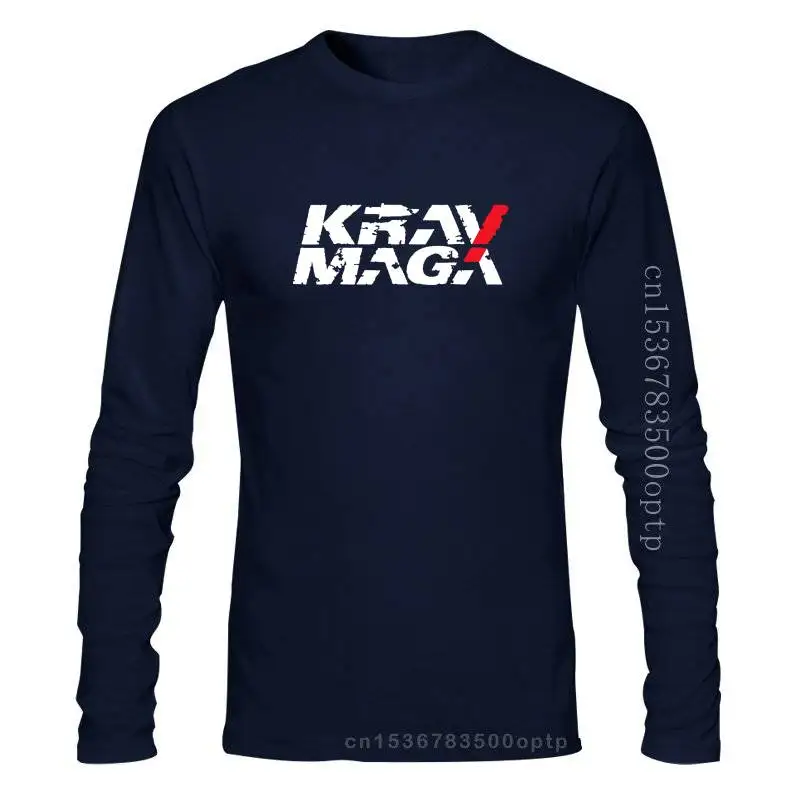 Мужская одежда новая Винтажный дизайн футболка KRAV MAGA для женщин и мужчин
