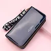 Double Zipper Women's Long Wallet Female Laser Soft PU Leather Coin Clutch Bag Large Capacity Business Card Holder New Arrival 4