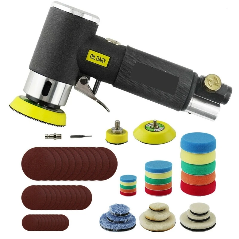 

Updated 1/2/3in Mini Air Sander Mini Orbital Air Sander Air Dual Action Sander