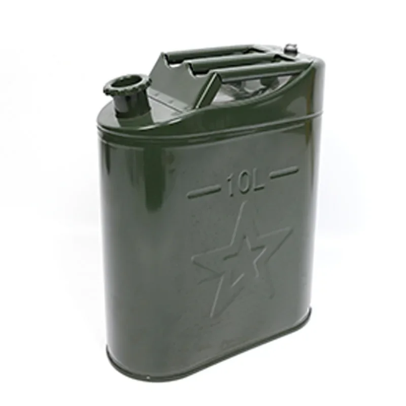 Portable Gasoline Drum 5L 10L Iron Cover Fuel Storage Tank