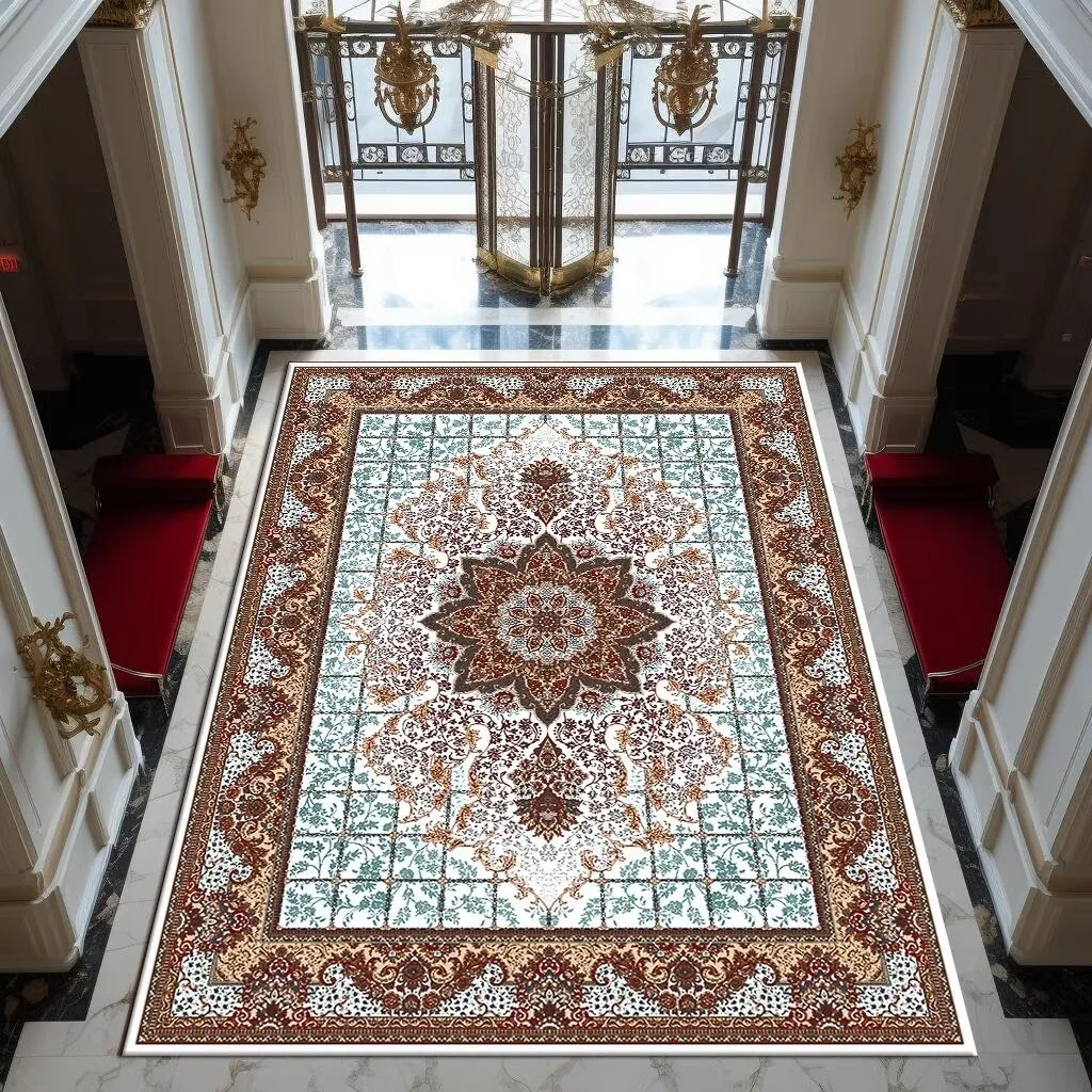 American Style Living Room Floor Mat