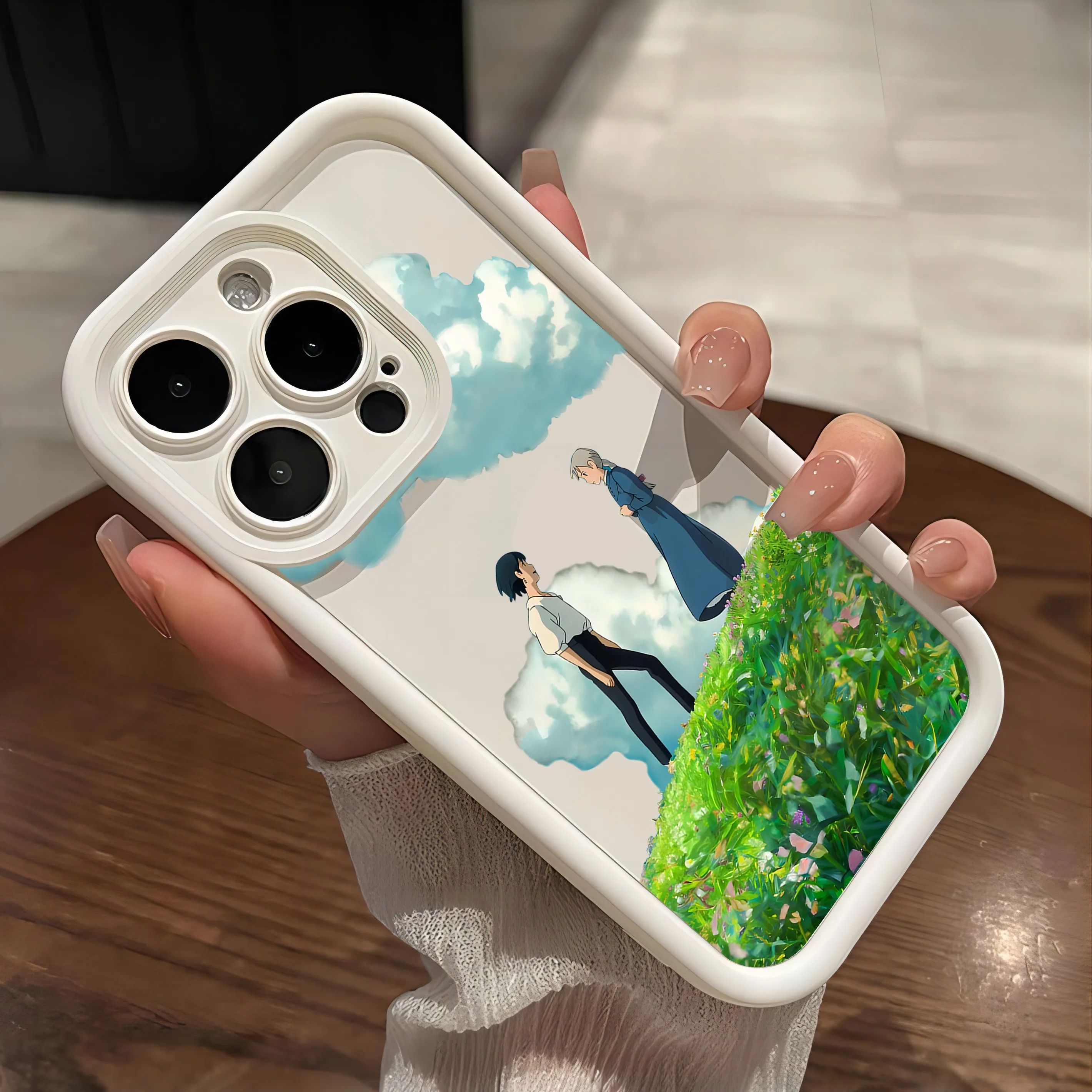 Dynamic TPU Soft Phone Case with Howl's Design