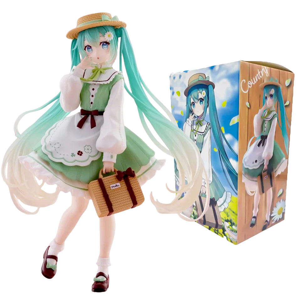 Hatsune Miku Cute Anime Figurine - 18cm Collectible Toy Gift