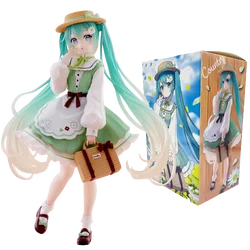 Hatsune Miku Cute Anime Figurine - 18cm Collectible Toy Gift (With box)
