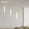 SANDIY Gypsum Wall Light Built-in Stair&Step Lighting Recessed Luminaire Minimalist Wall Lamp Indoor Background Lighting Fixture 3
