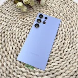 Premium 3D Glass Back Cover with Camera Lens & Adhesive (Light Blue)