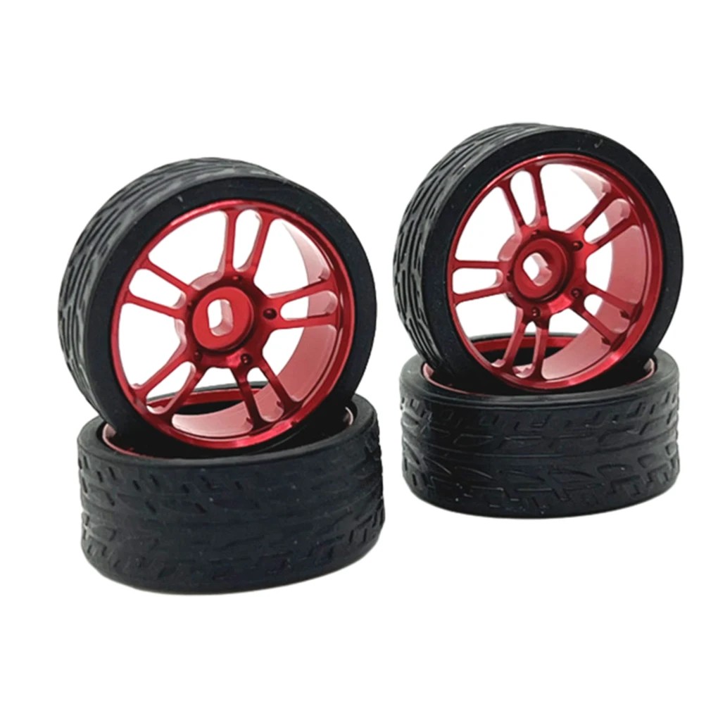 

RCGOFOLLOW 27MM Metal Wheel with Drift Tire for Wltoys K969 K979 K989 Drift Rally Kyosho Mini-Z 1/28 Racing RC Car Upgrade Parts
