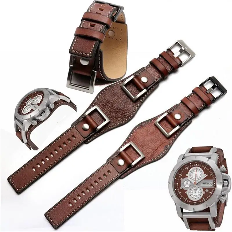 SCHIK Genuine leather watchbands For Fossil JR1157 watch band accessories Vintage style strap with high quantity Stainless