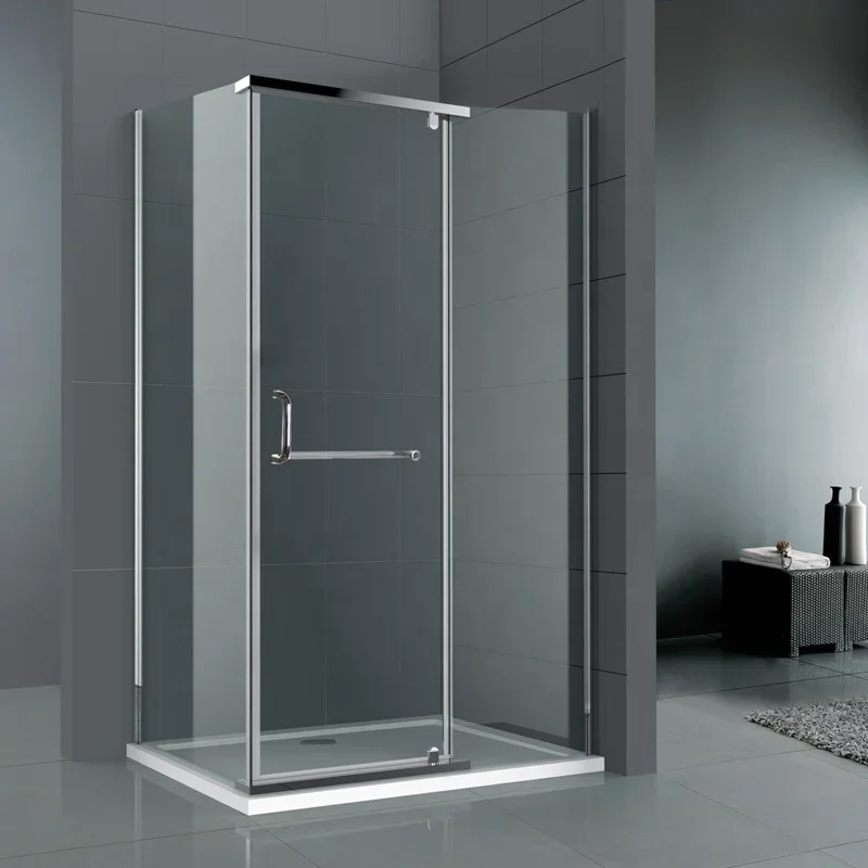 Frameless Sliding Shower Enclosure for Bathroom, Single Shower Door, Obscure Glass, 10 mm 5