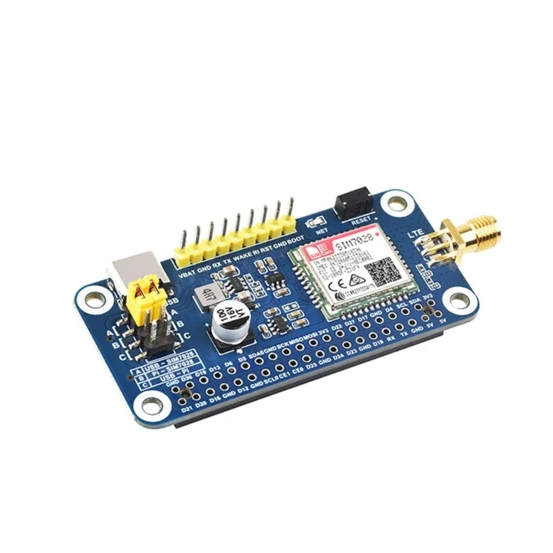 

NB-IoT Expansion Board SIM7028 Module Supporting Global Frequency Bands for NB-IoT Communication with GSM Antenna