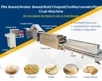 High Capacity Best Quality Fully Automatic Arabic Pita Bread Maker Bread Making Machine 2