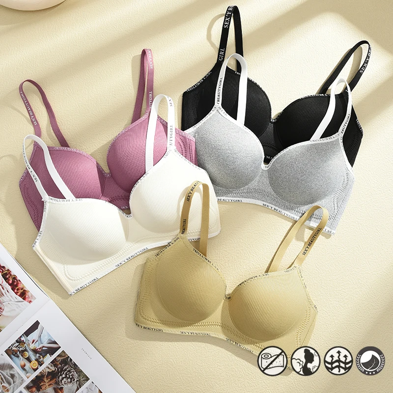 Padded Push-Up Bralette - Adjustable Wireless Comfort Bra