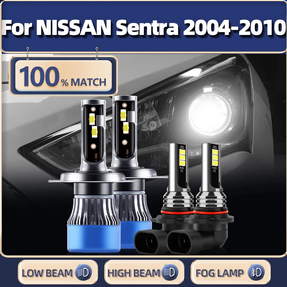 

LED Canbus 40000LM Auto Headlight Bulb 12V Car Lights 6000K Turbo Fog Light For NISSAN Sentra 2004 2005 2006 2007 2008 2009 2010