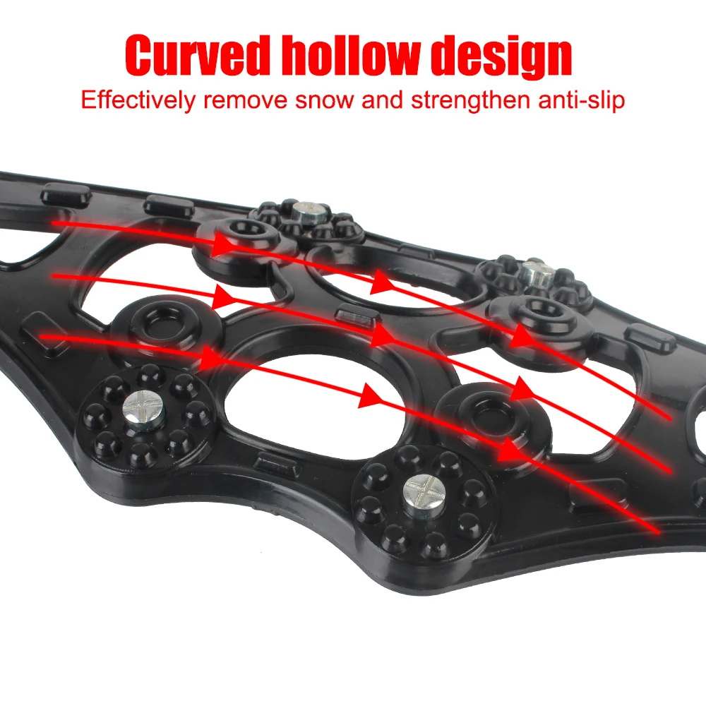 Tire Chains Winter Roadway Safety Tire Snow Snap Skid Wheel chains Car Anti-skid Safety Adjustable Double buckle TPU Chains 1pcs/set