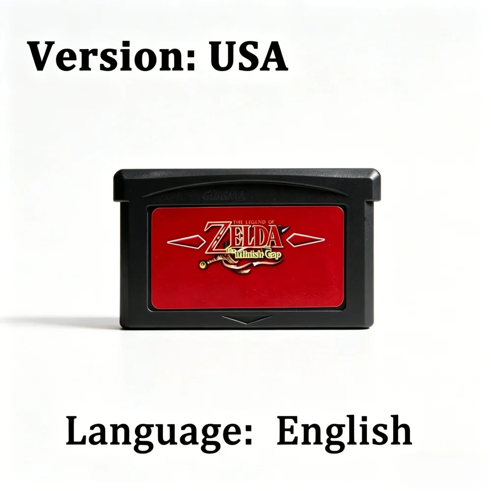 GBA 게임 카트리지 32비트 비디오 게임 콘솔 게임 카드 링크 투 더 패스트 어웨이킹 DX 미니쉬캡 클래식 부티크 컬렉션