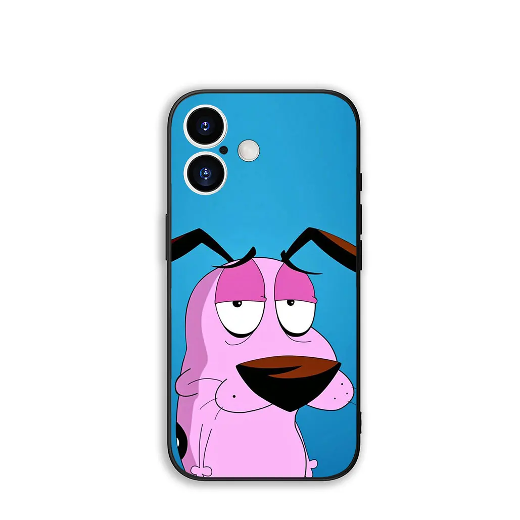 Anime Courageous Dog Protective Phone Case