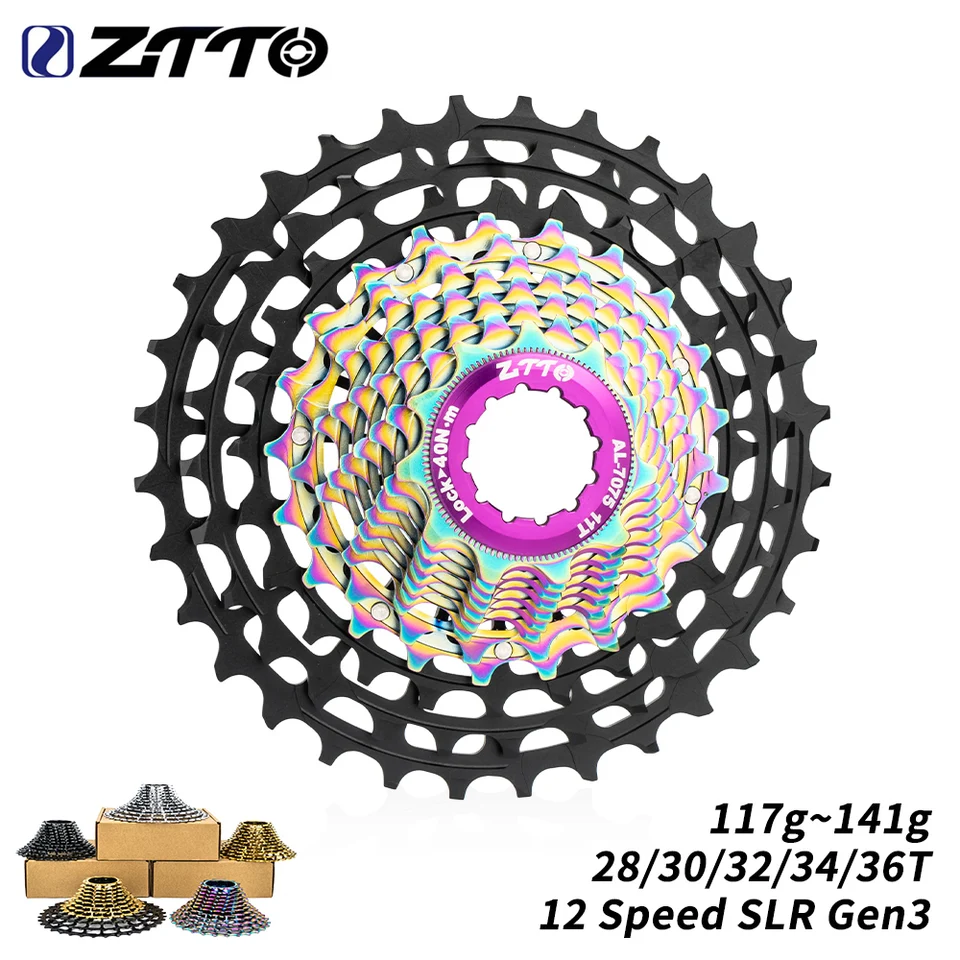 ZTTO SLR Gen3 12s Road Bike Cassette Super Light Weight 116g 11