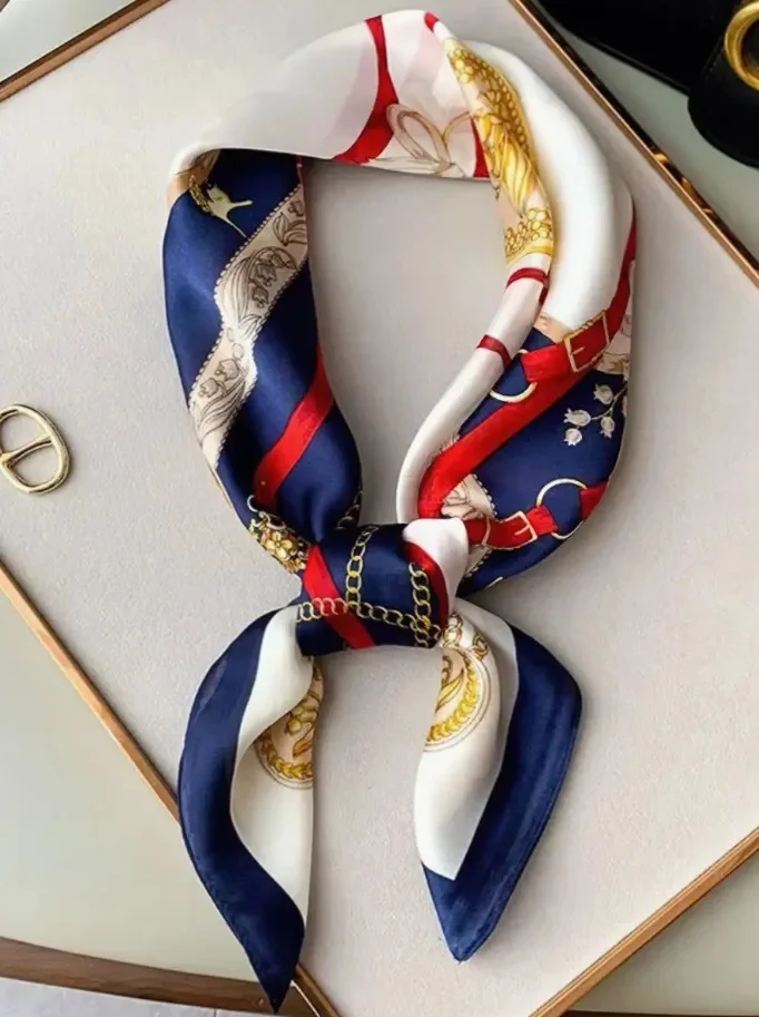 Blue and red lock chain Buckle