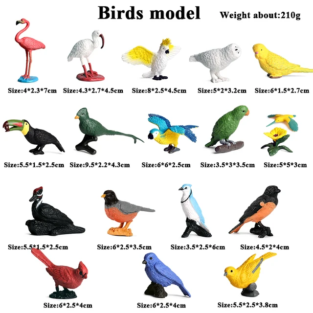 Oenux Montessori Miniature Lion Shark Horse Dinosaur Animals Model Set Action Figures Figurine Zoo Cute Education Kids Toy Gift - 17pcs-200006155