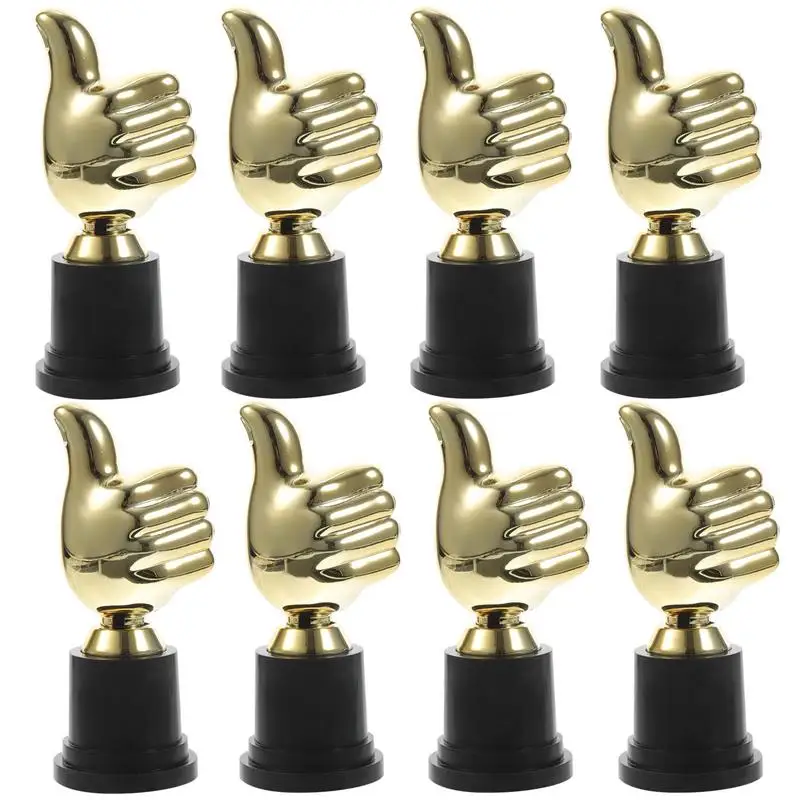 

Trophy Kids Cup Award Trophies Plastic Competition Golden Sports Prize Model Soccer Basketball Favors Party Achievement Winners