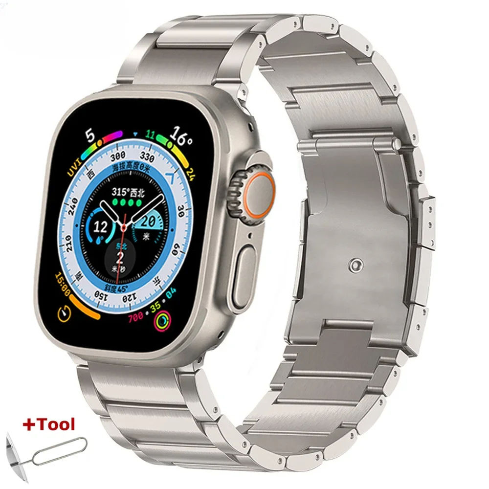 Luxury Titanium Bracelet for Smartwatch - Premium Business Strap