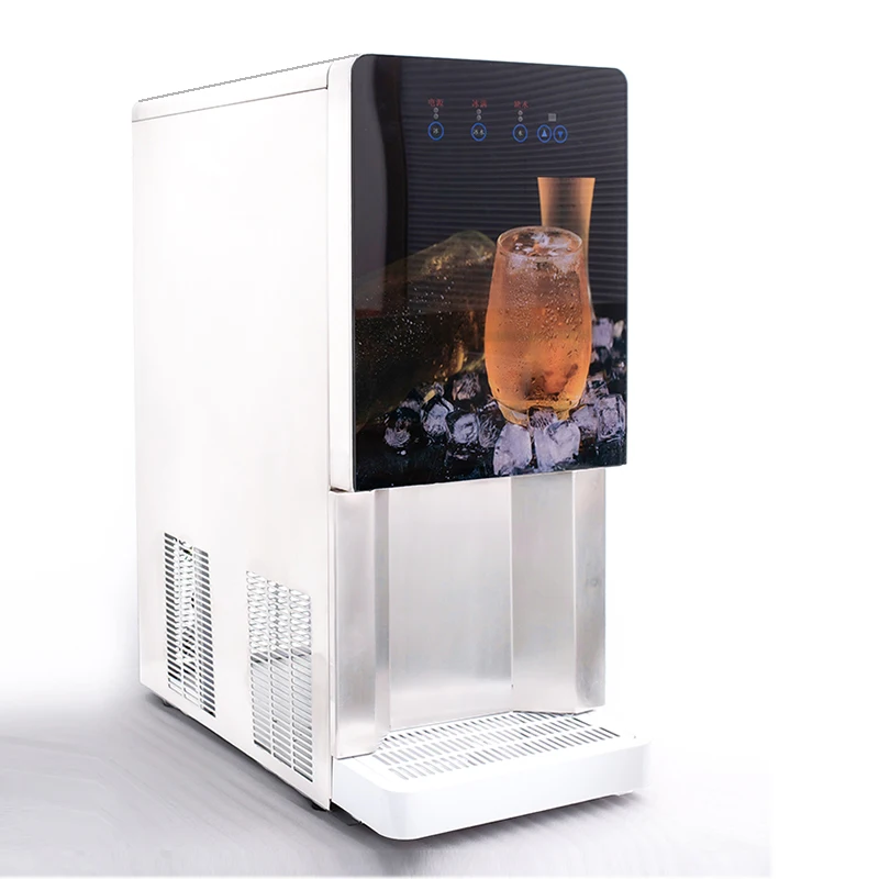 120kg Per Day KS-120 Commercial Ice and Water Maker Dispenser Refrigerator With Water Filter - Image 2