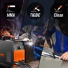 VEVOR Tig Welder HF TIG/Stick/Arc Welder 3 IN 1 TIG ARC Clean Welder Machine 200 Amp 110/220V Dual Voltage TIG Welding Machine 2