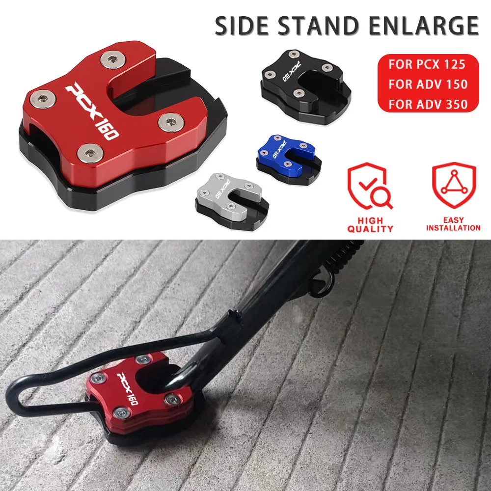 

Motorcycle Accessories For HONDA ADV150 ADV 150 ADV350 350 2019 2020 2021 2022 2023 Side Stand Enlarge Plate Kickstand Extension