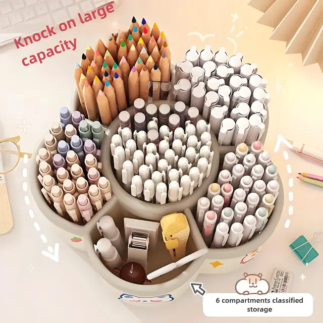 Rotating Pen Holder Organizer 2