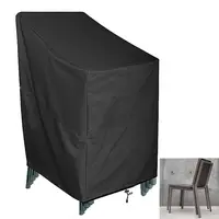 Stacking Outdoor Chair Cover Waterproof,210D Rain Dust Wind-Proof, Anti-UV, Outdoor Garden Yard Furniture Protector Chair Cover 1