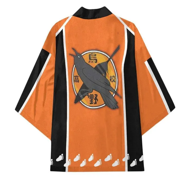 Byakuya Kuchiki Bleach Kimono Cardigans Ukiyo-e Kimono Cloak Loose Three-quarter Sleeve Cardigan Haori