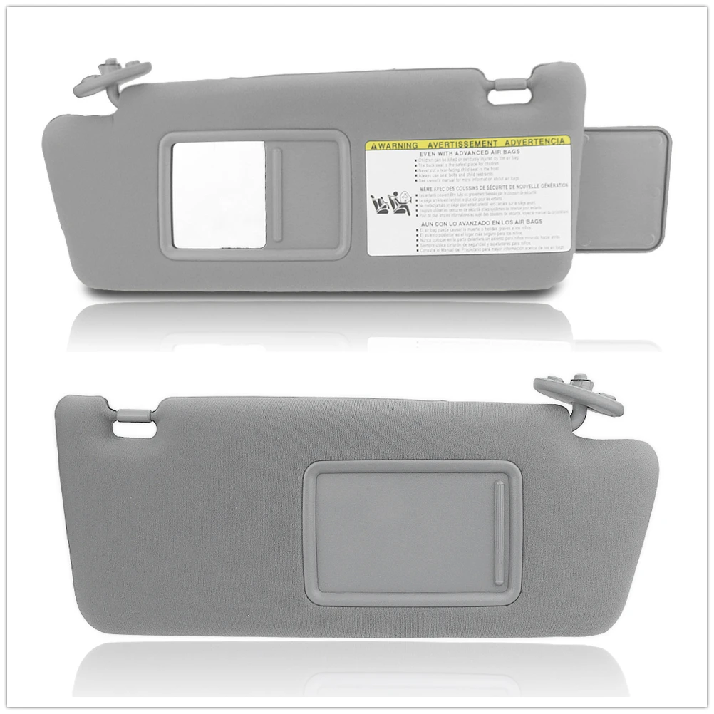 Gray Sun Visor For Toyota 20052012 Non Light Left Drive Car