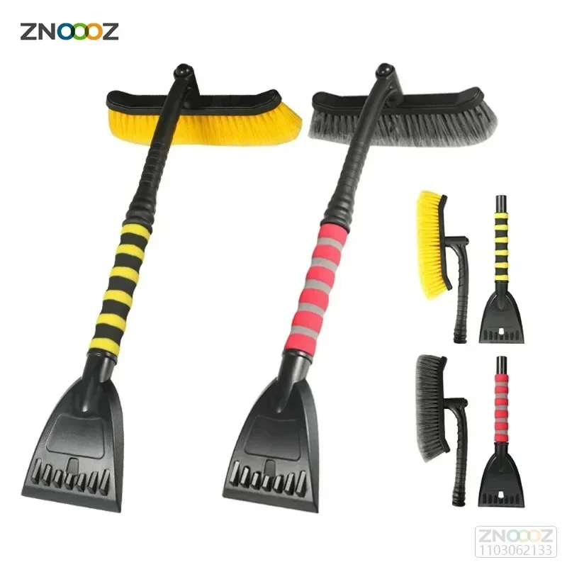 Snow Brush For Car Telescopic Ice Remover Shovel Automobile Frost Scraper  With Gloves Snow Removal Tool Car Deicing Supplies For - AliExpress