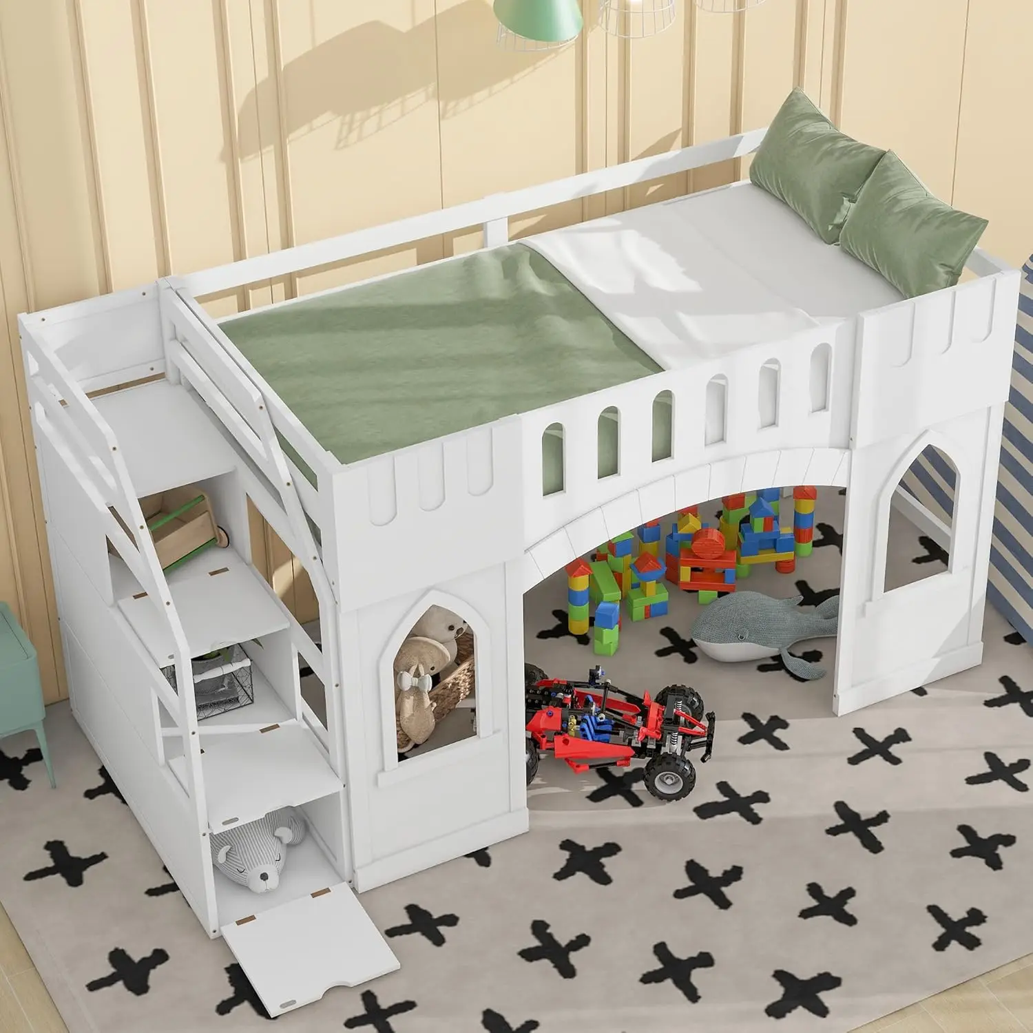 Twin Loft Storage Bed 3
