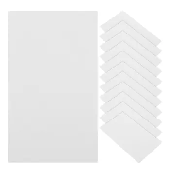100 Pezzi di Carte Indice Bianche, Mini Schede Compakte per Studio, Flashcard, Appunti per Riunioni, Cancelleria per Scuola e Ufficio