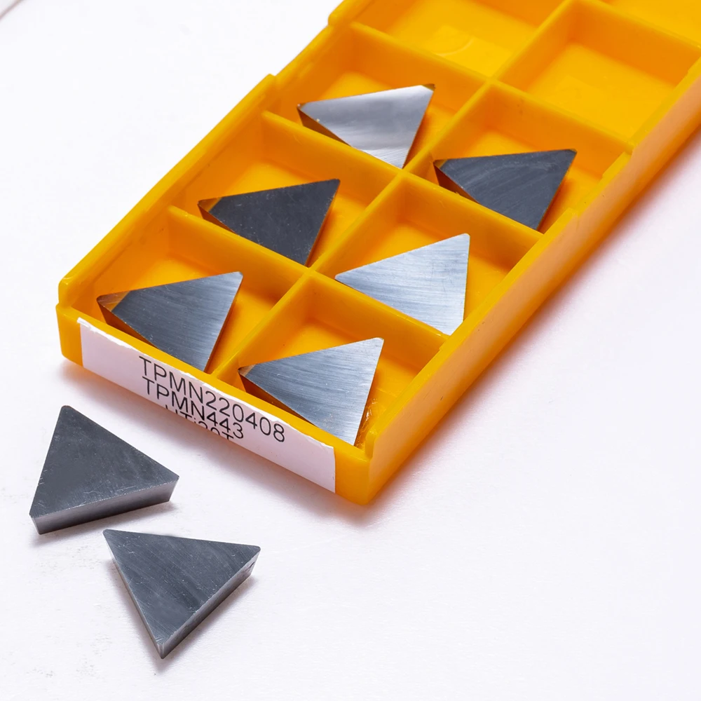 

High Quality 10Pcs Lathe Carbide Insert TPMN220408 UTI20T Stainless Steel Milling Cutter TPMN 220408 Thread Turning Tool