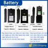 Baofeng UV-5RM Battery 3800/4500/6800mah USB-C USB Charger BF-K5 Plus UV-5RH Pro GPS GM-5RH Walklie Talkie Rechargable Batteries 6