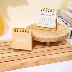 19 - Month Aesthetic Paper Calendar for Daily Scheduling (Jan 2026 - July 2027) (Light brown S)