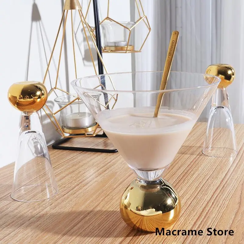 Luxury Diamond Goblet Glass Wine Glass glass Spirit glass creative personality diamond-encrusted whis