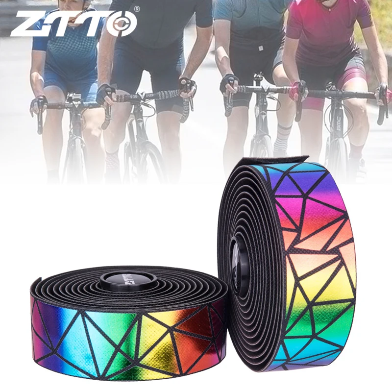 

1 Pair Bicycle Handlebar Tape Steering Wheel Cover Road Bike Handle Non-slip Belt Rubber Tape