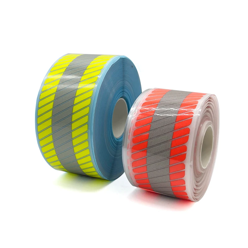 VOOFENG Segmented Reflective Luminous Tape Heat Transfer Film Vinyl Iron on Safety Clothes Warning Tape 5cm*3m/5m