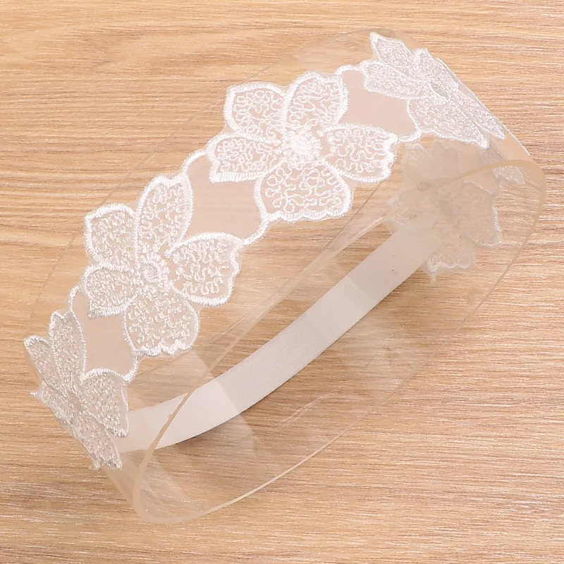 2022 New Baby Lace Hairband Cute Baby Elastic Hair Band Newborn   Soft Skin-friendly Elastic Kids Headwear 0-3 Years Silicone Anti-lost Chain Strap Adjustable  Baby Accessories