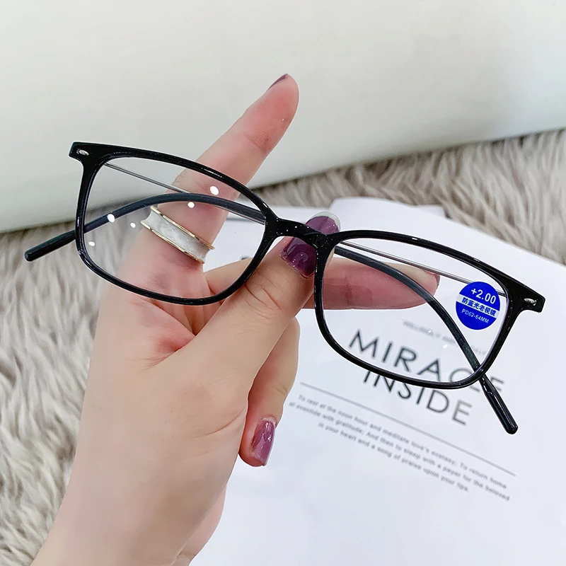 2022 Anti-Blue Light Reading Glasses Full Frame Glasses for men and women  radiation protection Square Optical Computer Glasses