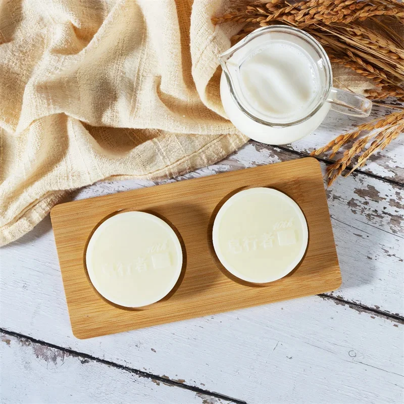 Goat Milk Silk Protein Handmade Soap With Foam Net Brightening Oil Control Remove Acne Blackheads Nourishing Skin Beauty Health 5