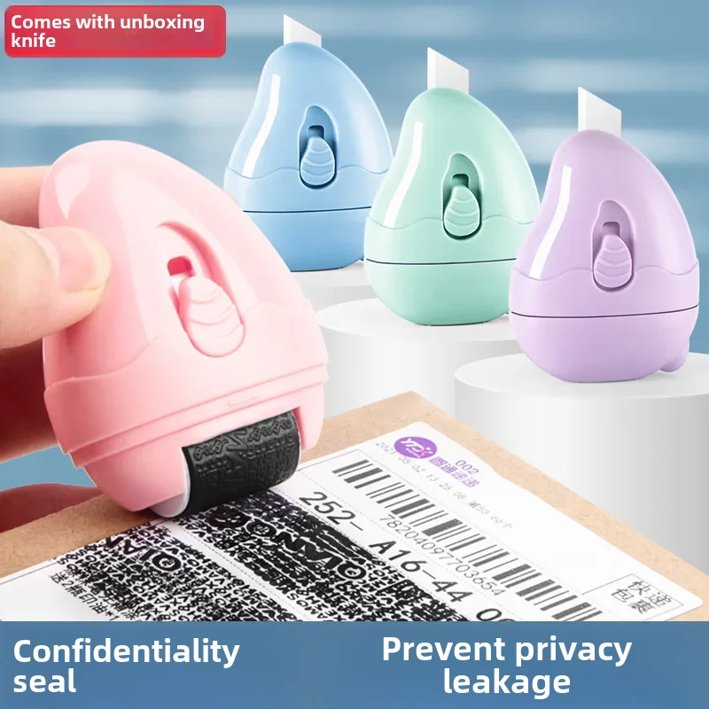 Seal Roller Type Garbled Express Coder Box Opener Multi-functional Anti-leakage Privacy Protection seal roller coder